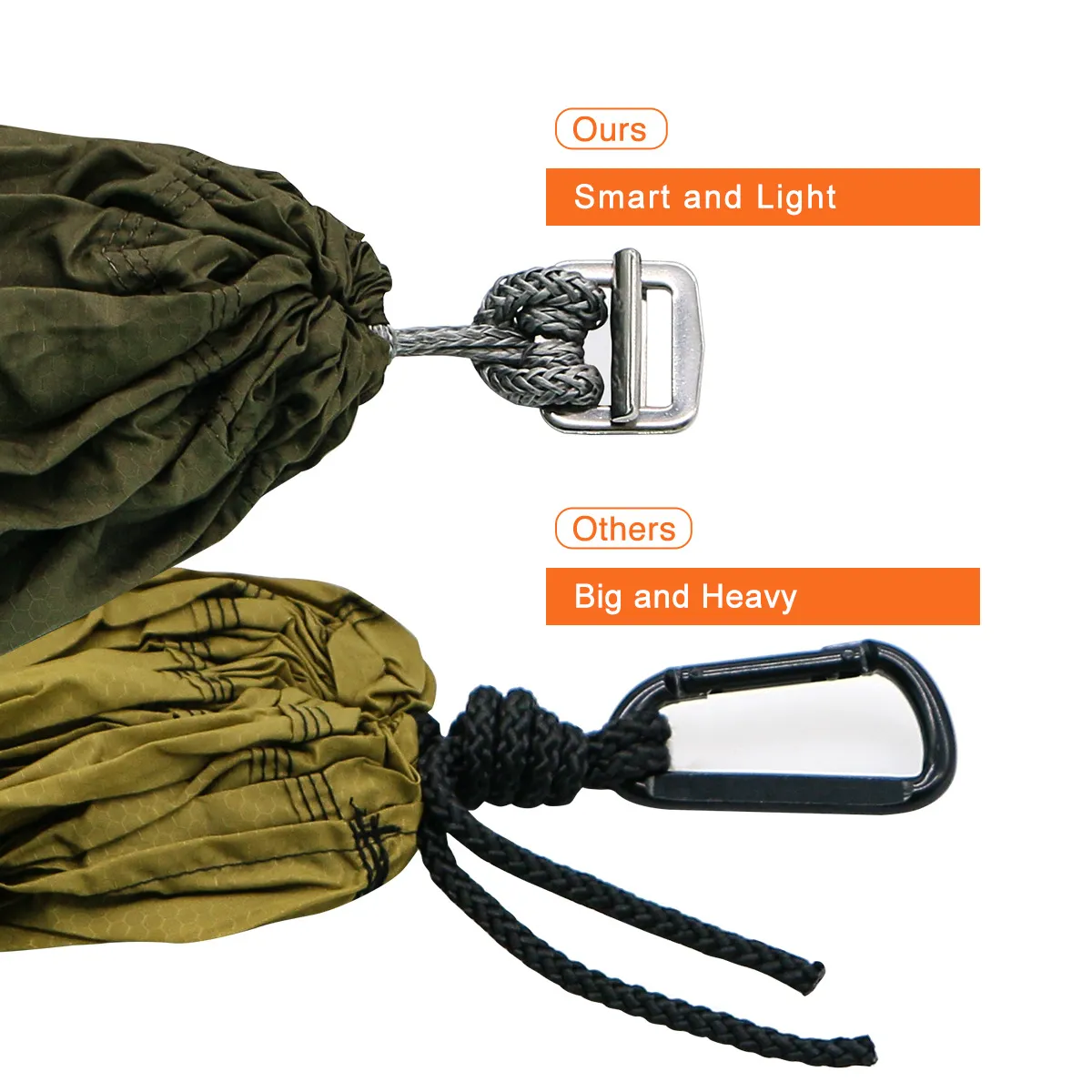 Hammock Tree Straps - Orange – Image 2