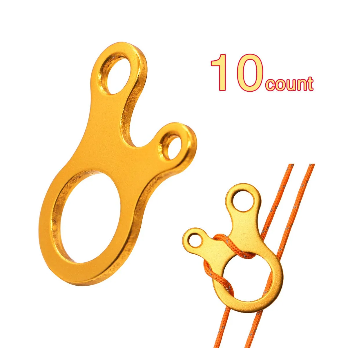 Aluminum Guyline Tensioners 10Pcs/Pack – Image 6