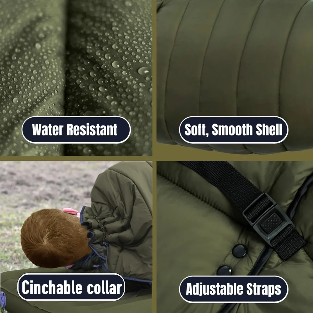 Hammock Topquilt Poncho -Upgraded to Recycled Nylon Fabric – Image 4