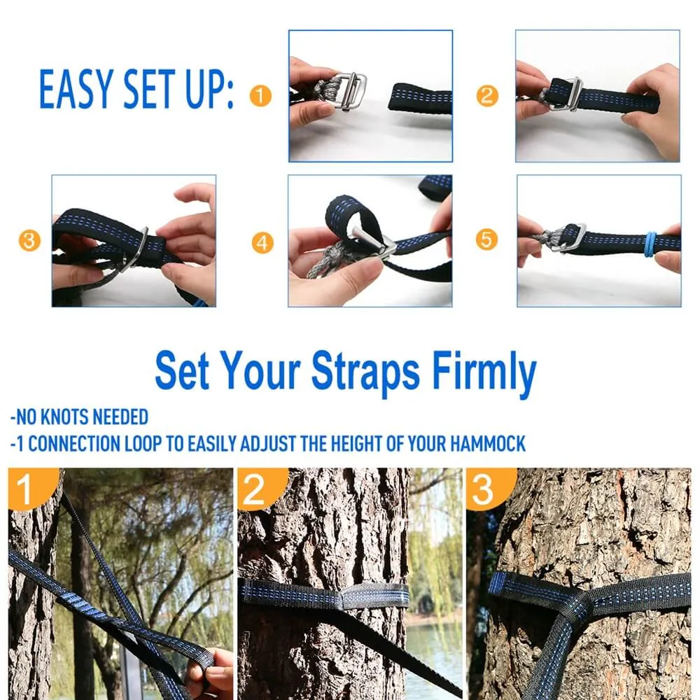 Hammock Tree Straps - Orange – Image 6