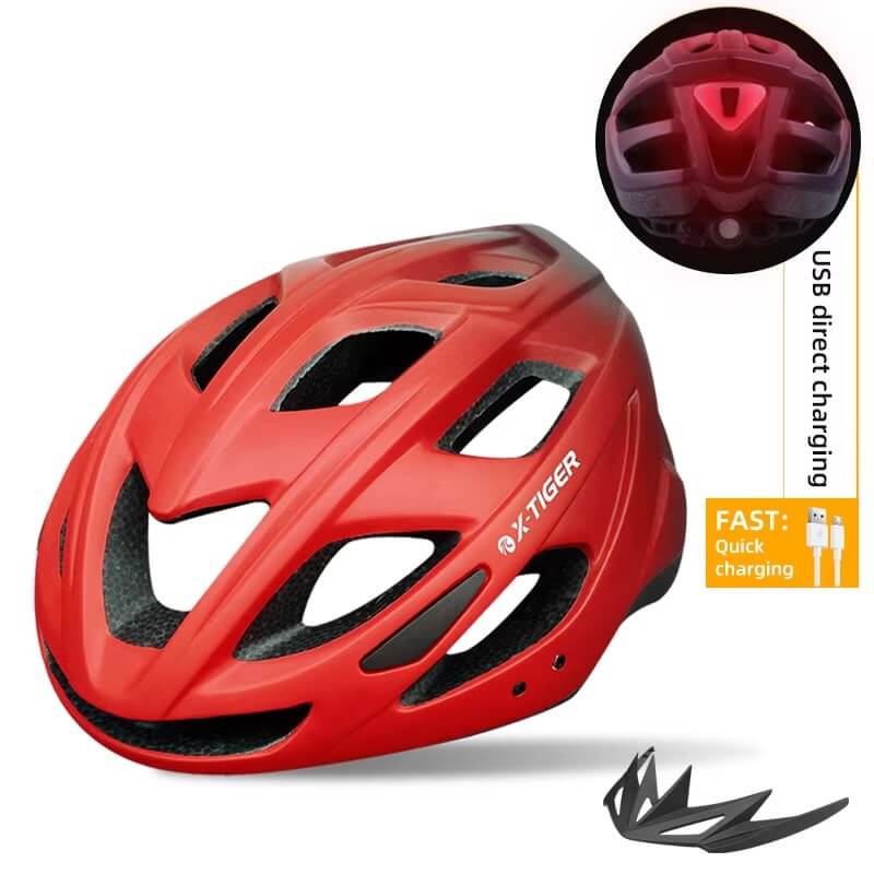 GlideTech™ | Casque velo avec éclairage arrière intégré et ventilation renforcée pour plus de sécurité – Image 9
