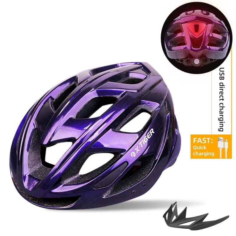 GlideTech™ | Casque velo avec éclairage arrière intégré et ventilation renforcée pour plus de sécurité – Image 7